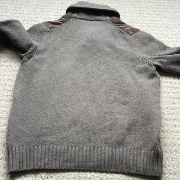 Gran Sasso Italy Men’s 100% Wool Gray Sweater Size 54 Large - Picture 5 of 13